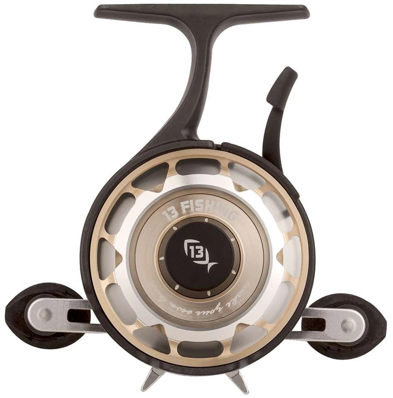 13 Fishing BBCFFW2.5-RH Black Betty FreeFall Carbon Ice Reel 2 13 Fishing BBCFFW2.5-RH Black Betty FreeFall Carbon Ice Reel - Image 2