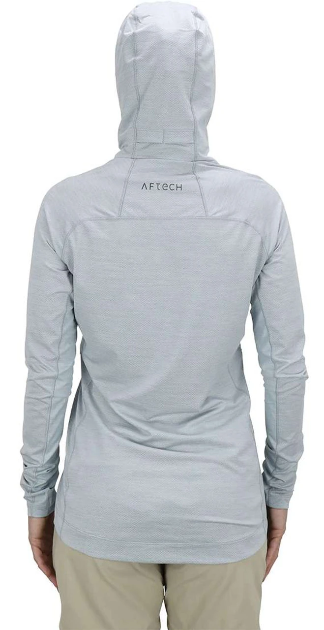 Aftco Womens Adapt Performance Hood - Light Gray Heather - X-Large 2 Aftco Womens Adapt Performance Hood - Light Gray Heather - X-Large - Image 2