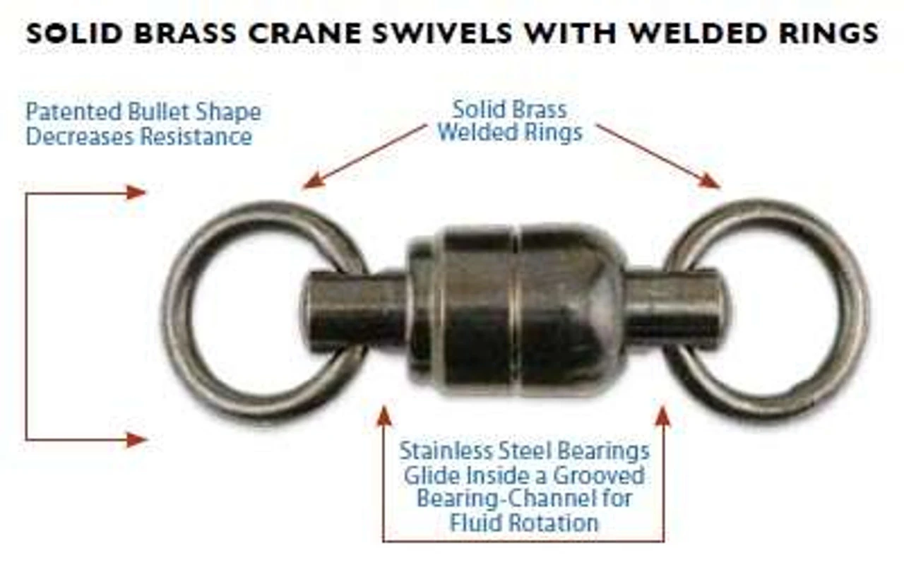 American Fishing Wire Ball-Bearing Crane Swivels 3 American Fishing Wire Ball-Bearing Crane Swivels - Image 3