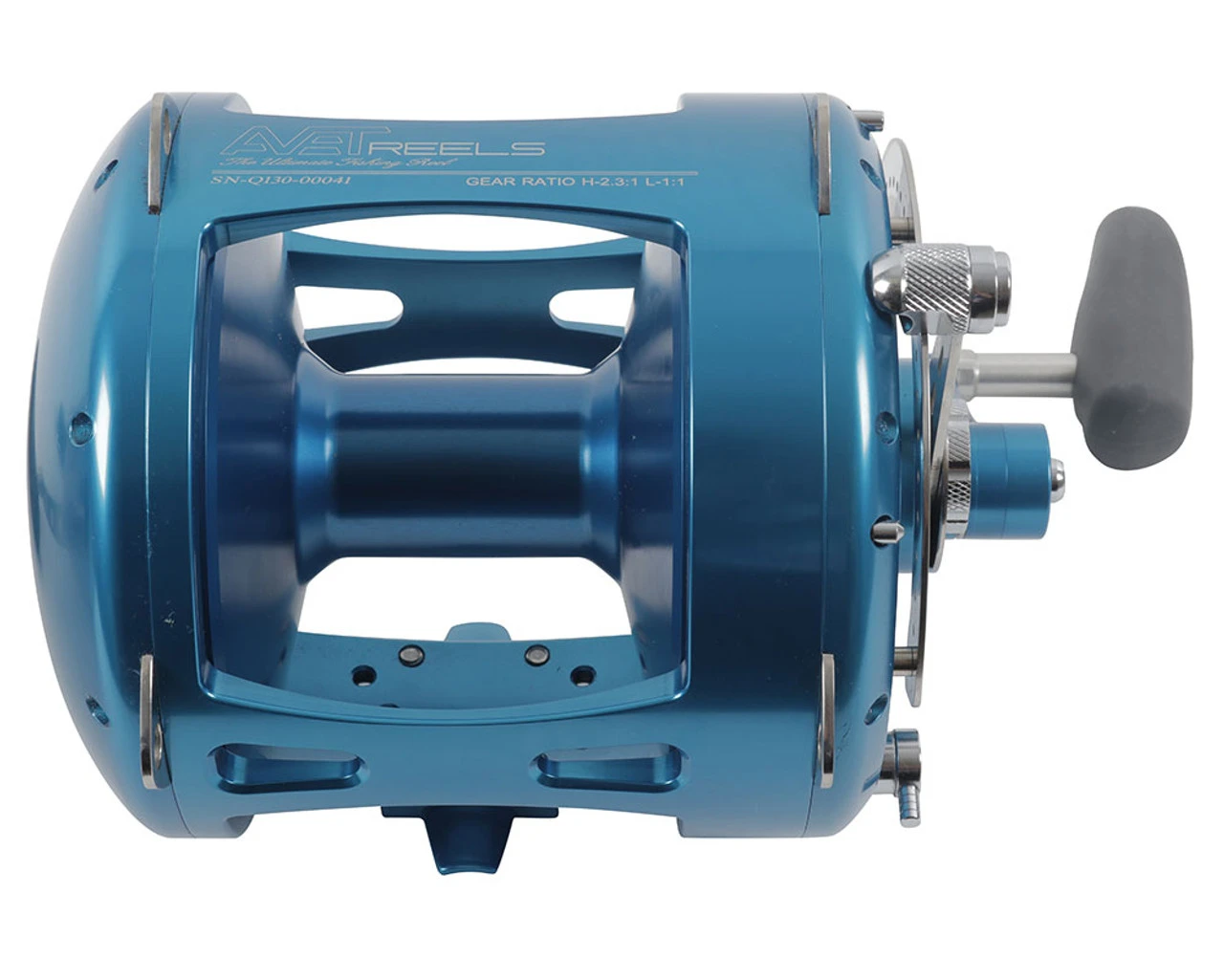 Avet T-RX 130 2-Speed Lever Drag Big Game Reel - Blue 2 Avet T-RX 130 2-Speed Lever Drag Big Game Reel - Blue - Image 2