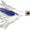 C&H No Alibi Trolling Feather Lure - 4 Oz. - White/Blue