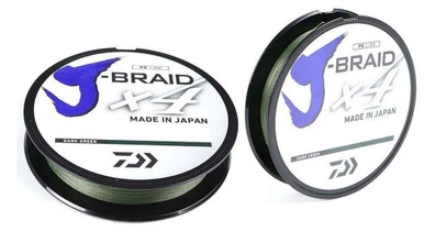 Daiwa J-Braid X4 Dark Green Line - 150yds - 40lb With Line Cutter 1 Daiwa J-Braid X4 Dark Green Line - 150yds - 40lb With Line Cutter