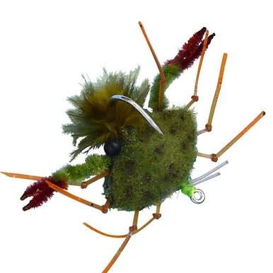 Enrico Puglisi Palometa Crab Saltwater Fly - #1/0wg - Olive 1 Enrico Puglisi Palometa Crab Saltwater Fly - #1/0wg - Olive