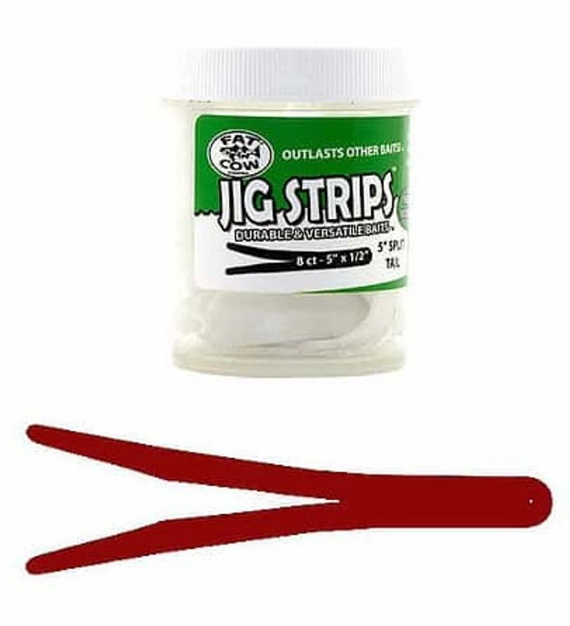 Fat Cow Fishing Jig Strips - Split Tails 2 Fat Cow Fishing Jig Strips - Split Tails - Image 2