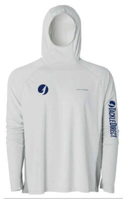 Grundens Solstrale Hoody -Glacier/TackleDirect Logo