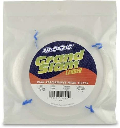 Hi-Seas Grand Slam Leader 100 Yd Coil Clear 1 Hi-Seas Grand Slam Leader 100 Yd Coil Clear