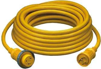 Hubbell 61CM08 Molded Cord Set - 30A - 50ft - Yellow 1 Hubbell 61CM08 Molded Cord Set - 30A - 50ft - Yellow