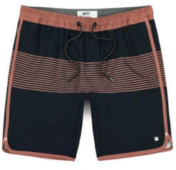 Jetty Session Short - 17in Outseam - Graphite/Salmon - X-Large