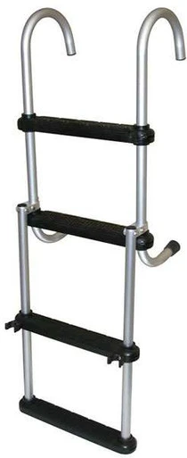 Jif Marine ASC4 4-Step Removable Folding Pontoon Ladder