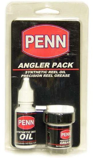 Penn Angler Pack .5oz Synthetic Reel Oil & 1oz Precision Reel Grease 1 Penn Angler Pack .5oz Synthetic Reel Oil & 1oz Precision Reel Grease