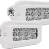 Rigid Industries 97551 Marine SR-Q2 Flush Mount Diffused Pair