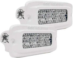 Rigid Industries 97551 Marine SR-Q2 Flush Mount Diffused Pair