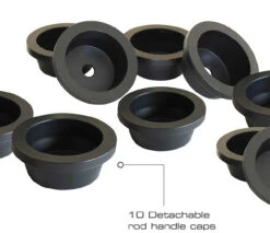 Rush Creek Creations 3-in-1 Aluminum 10 Rod Wall/Ceiling Rack 9 Rush Creek Creations 3-in-1 Aluminum 10 Rod Wall/Ceiling Rack -Fishing Sales Store rush creek creations 40 0005 3 in 1 aluminum 10 rod wall ceiling storage rack 42312.1651237245