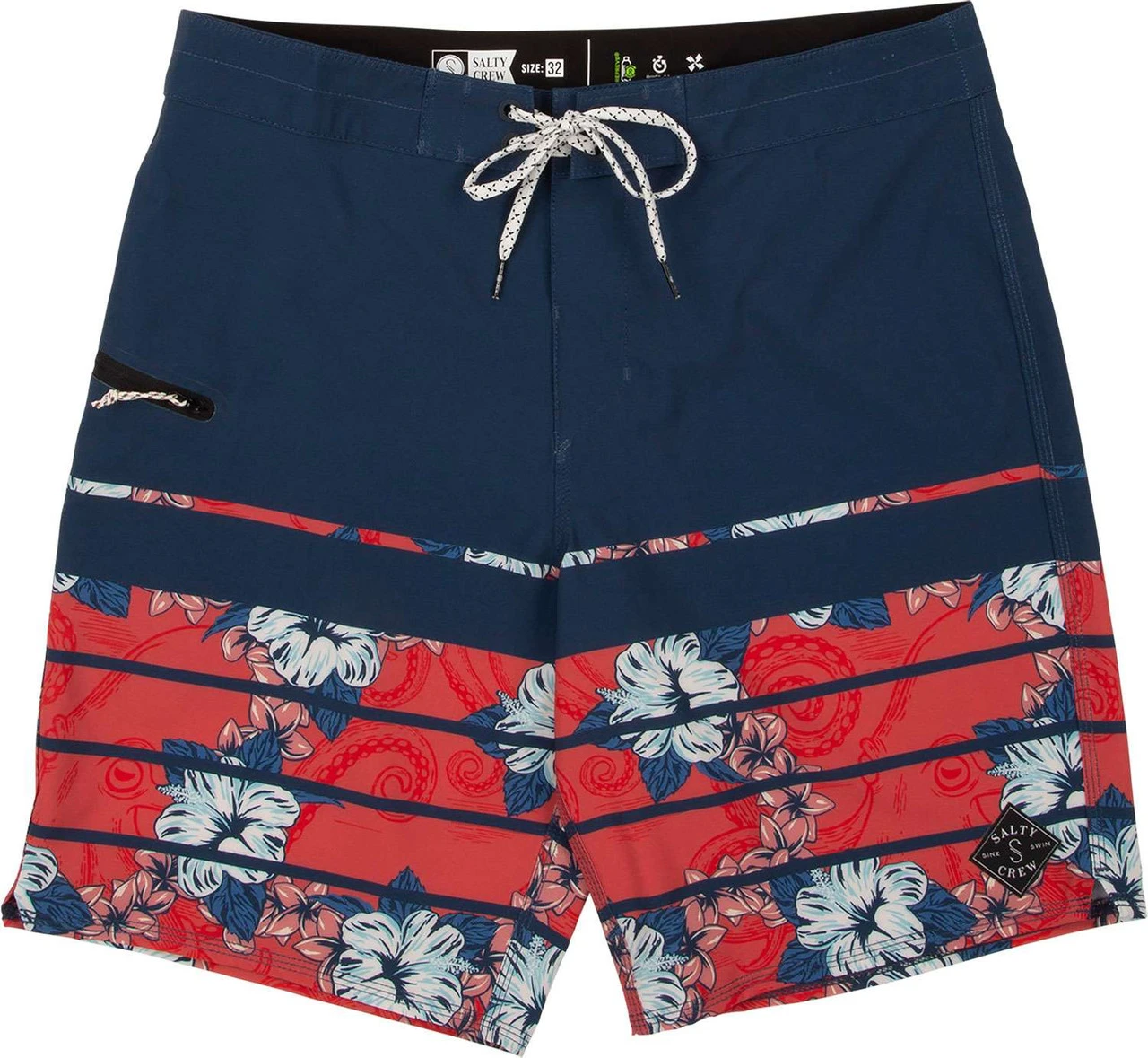 Salty Crew Dawn Patrol Boardshort - Neo Coral - 34 1 Salty Crew Dawn Patrol Boardshort - Neo Coral - 34