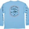 Salty Crew Surface Long Sleeve Sunshirt - Light Blue - Medium