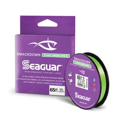 Seaguar Smackdown Braided Line - Flash Green - 65lb 1 Seaguar Smackdown Braided Line - Flash Green - 65lb