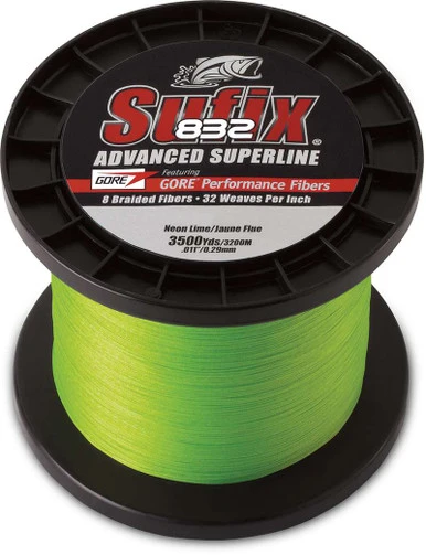 Sufix 832 Advanced Superline 660-415L Neon Lime 6lb 3500yds 1 Sufix 832 Advanced Superline 660-415L Neon Lime 6lb 3500yds