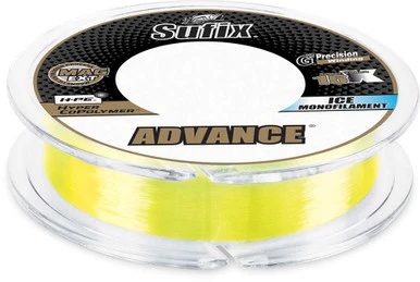 Sufix Advance Ice Monofilament - 100yds - Neon Lime - 8lb 1 Sufix Advance Ice Monofilament - 100yds - Neon Lime - 8lb