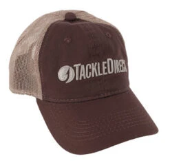 TackleDirect Logo Trucker Cap - Brown/Khaki