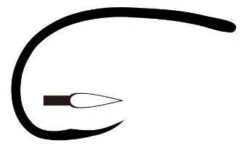 Tiemco TMC 2499SP-BL Nymph Fly Hooks