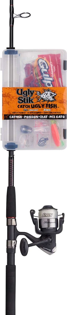 Ugly Stik Catch Ugly Fish Catfish Spinning Combo 2 Ugly Stik Catch Ugly Fish Catfish Spinning Combo - Image 2