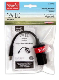 WeeGo 12V DC Adapter Cable -Fishing Sales Store weego jsfsa 12v dc adapter 00659.1651334964